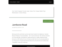 Tablet Screenshot of highwayone.us
